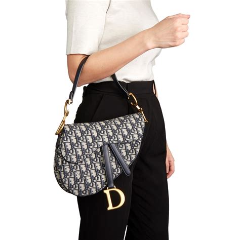 monogrammed dior tote|Dior saddle bag second hand.